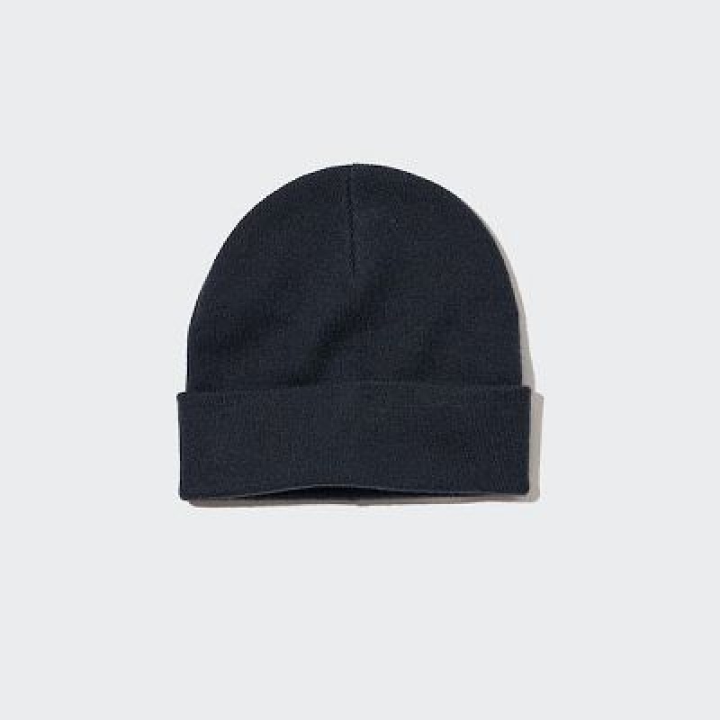 Casquettes Uniqlo HEATTECH Watch Femme Bleu Marine | 7737566