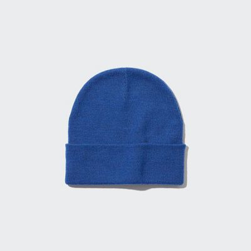 Casquettes Uniqlo HEATTECH Watch Femme Bleu | 4982393