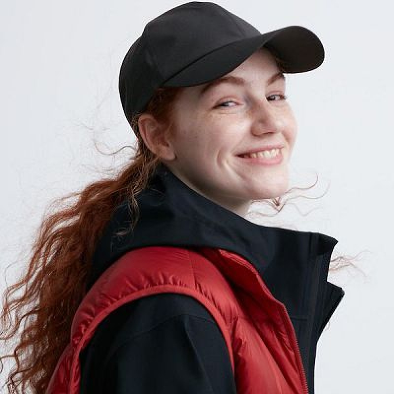 Casquettes Uniqlo UV Protection 2-Way Stretch Femme Noir | 15698