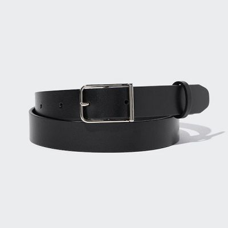 Ceintures Uniqlo Clean Femme Noir | 7536673