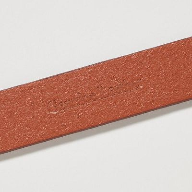 Ceintures Uniqlo Narrow Femme Marron | 3515546