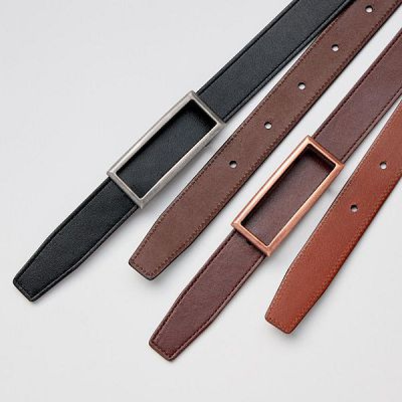 Ceintures Uniqlo Reversible Femme Marron | 2131516