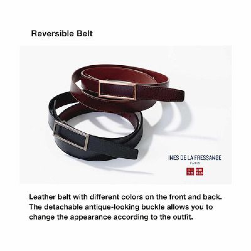 Ceintures Uniqlo Reversible Femme Marron | 2131516