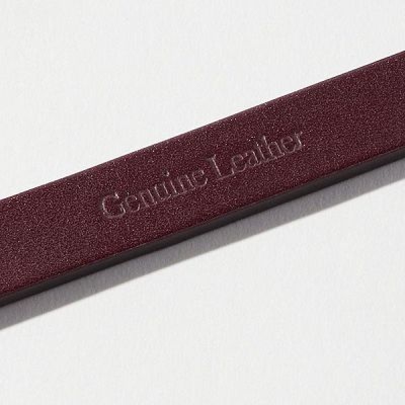 Ceintures Uniqlo Skinny Femme Bordeaux | 9902358