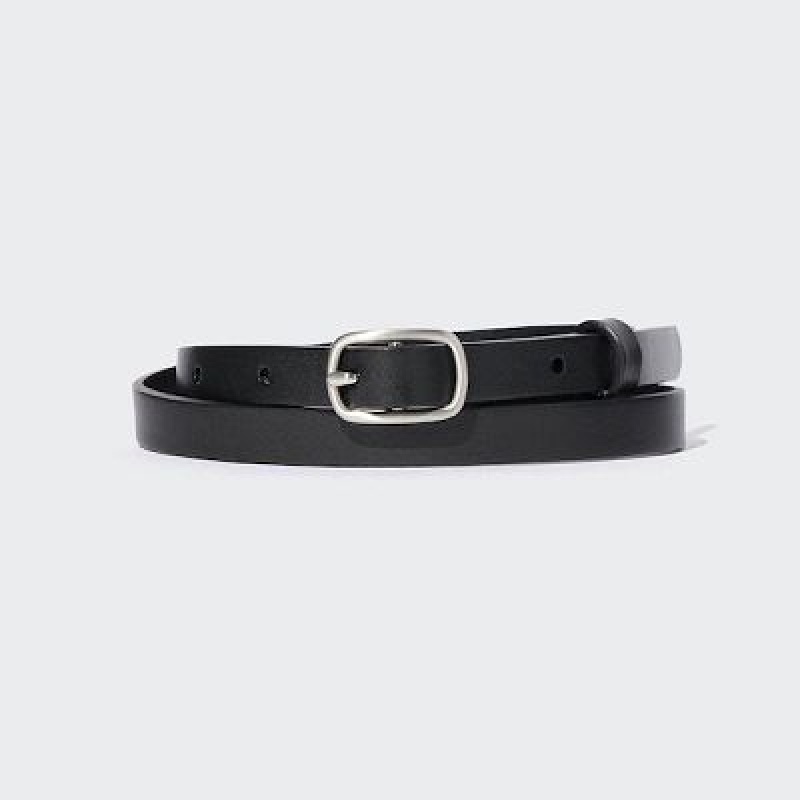 Ceintures Uniqlo Skinny Femme Noir | 4711107