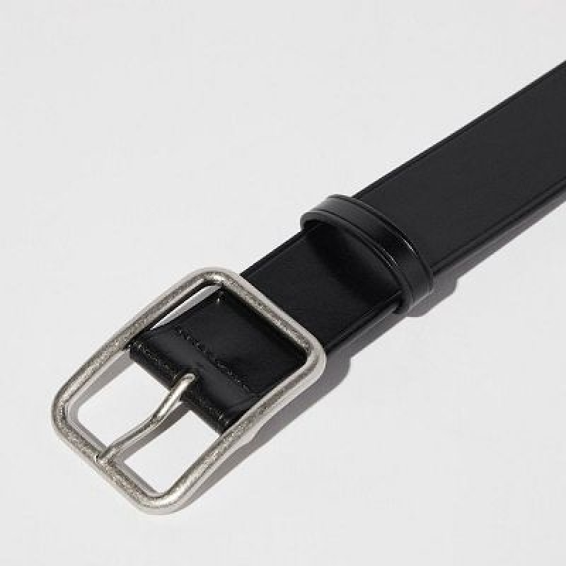 Ceintures Uniqlo Wide Femme Noir | 9844684