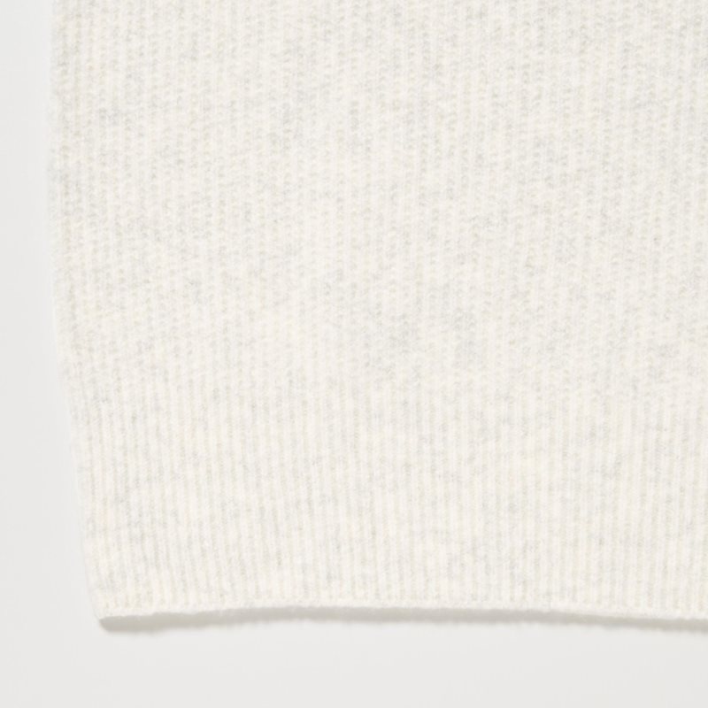 Chandails Uniqlo 3d Knit Souffle Yarn Mock Neck Homme Bleu | 3886652