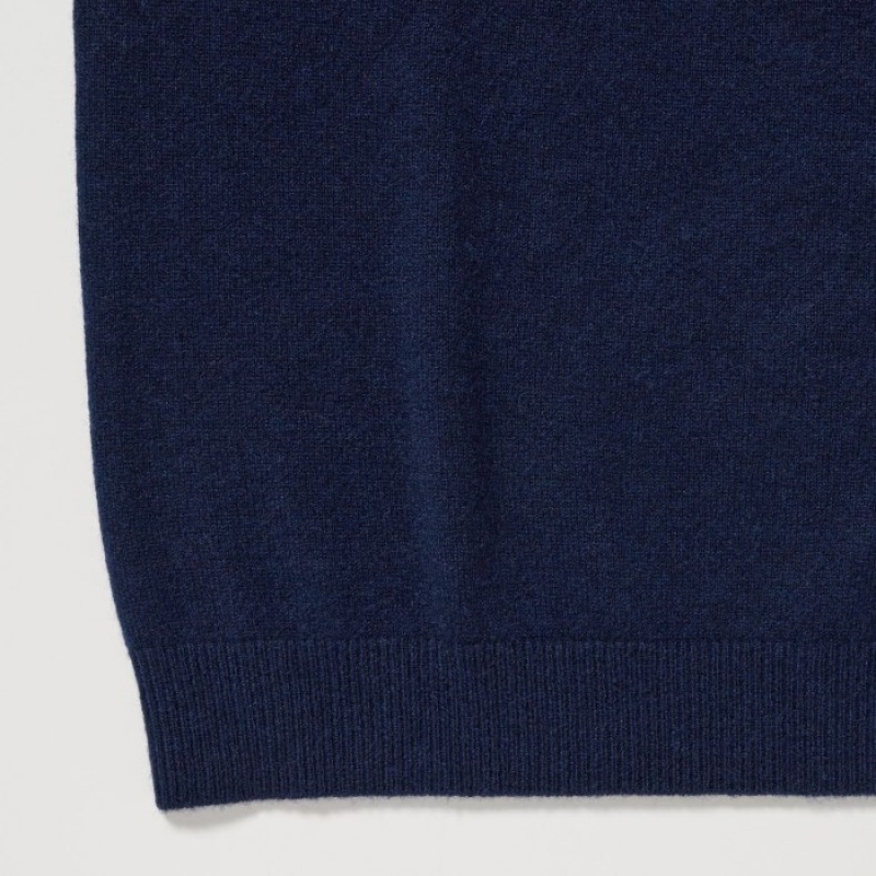 Chandails Uniqlo Cashmere Crew Neck Long-sleeve Femme Rose | 8040924