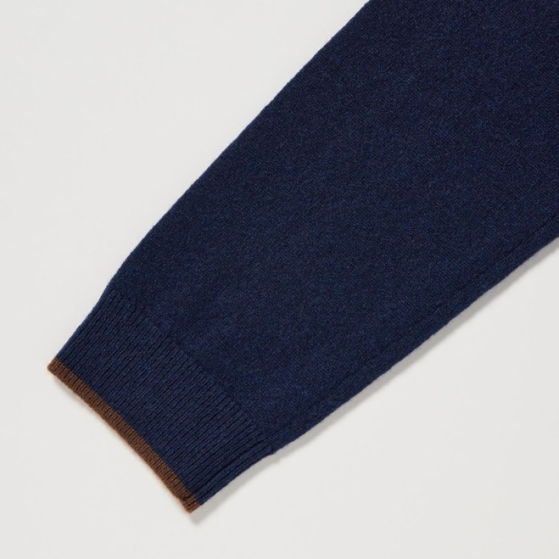 Chandails Uniqlo Cashmere Crew Neck Long-sleeve Femme Grise | 5227864