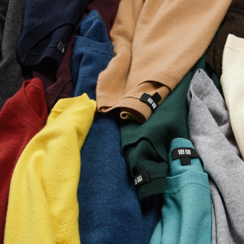 Chandails Uniqlo Cashmere Crew Neck Long-sleeve Homme Grise | 4610902