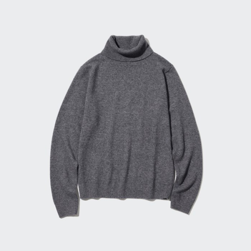 Chandails Uniqlo Cashmere Turtleneck Femme Jaune | 2766884