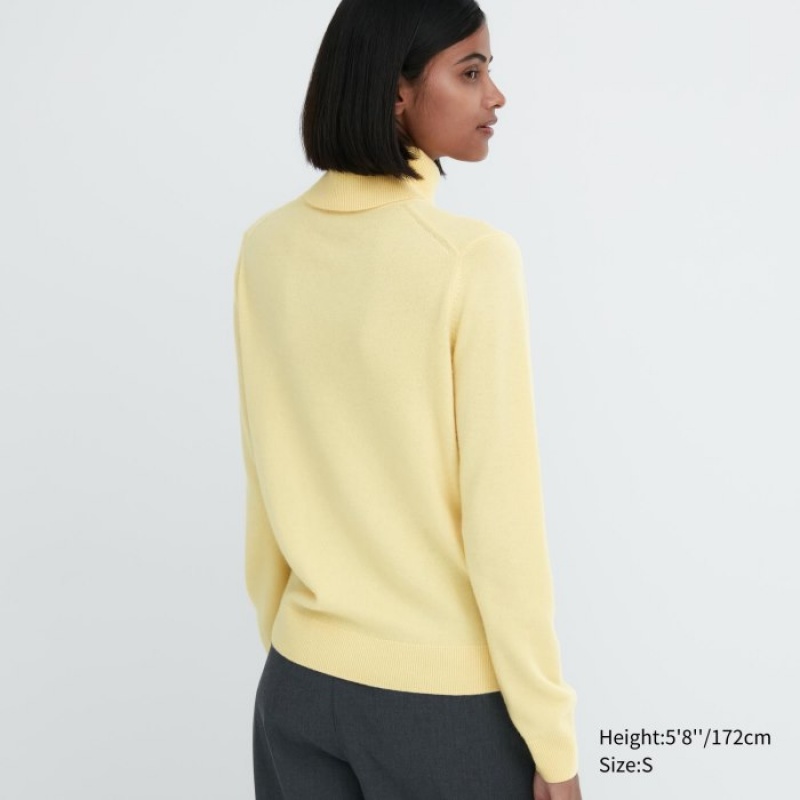 Chandails Uniqlo Cashmere Turtleneck Femme Rose | 2174503