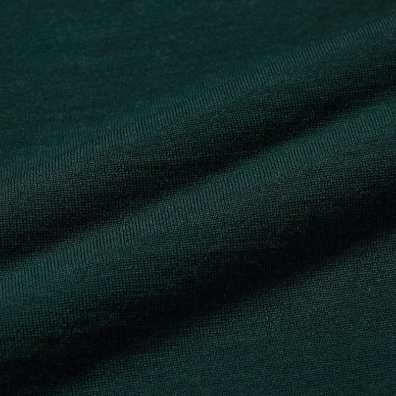 Chandails Uniqlo Extra Fine Merino V-neck Homme Vert | 2561546