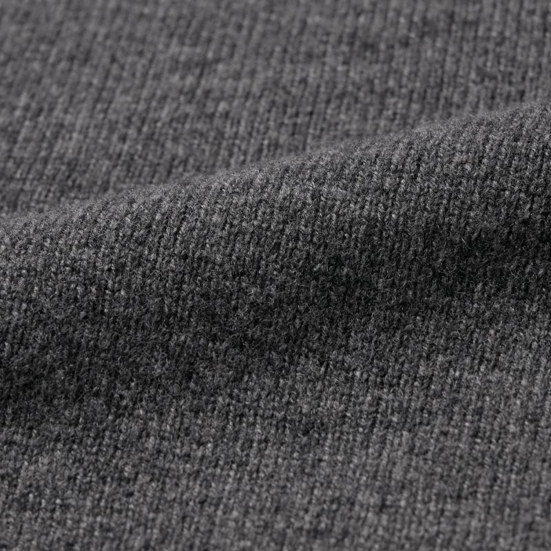 Chandails Uniqlo Premium Lambswool Crew Neck Long Sleeve Homme Grise | 8742869