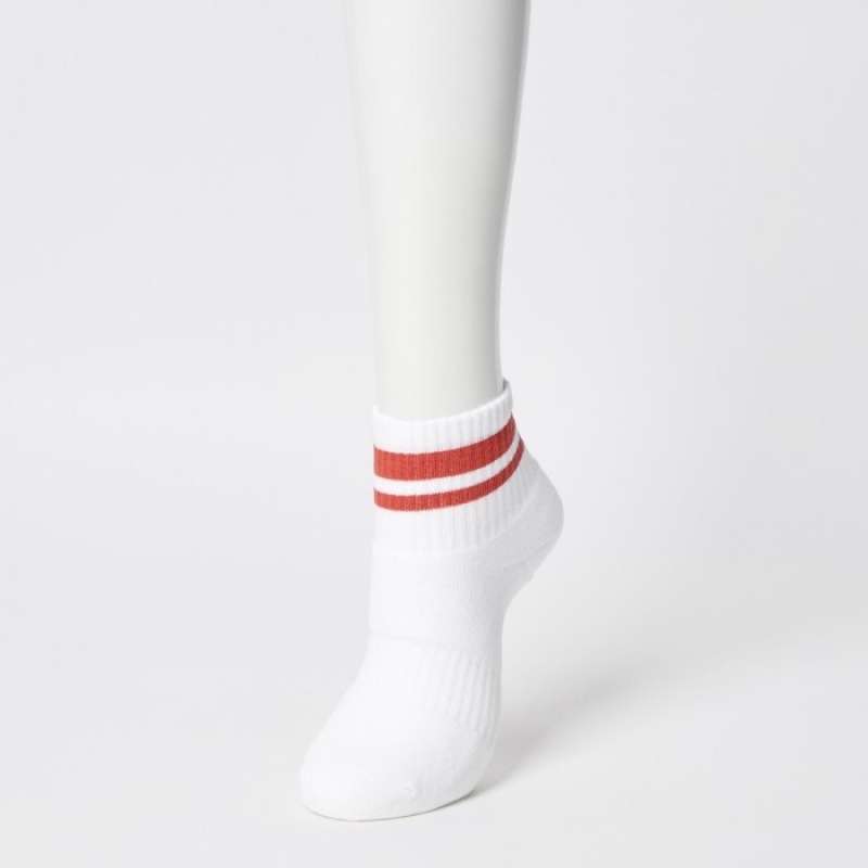 Chaussette Uniqlo 3 Pack Femme Blanche | 8530520