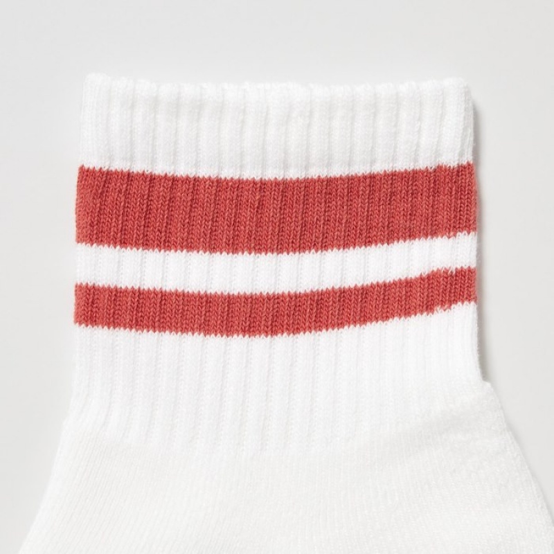 Chaussette Uniqlo 3 Pack Femme Blanche | 8530520