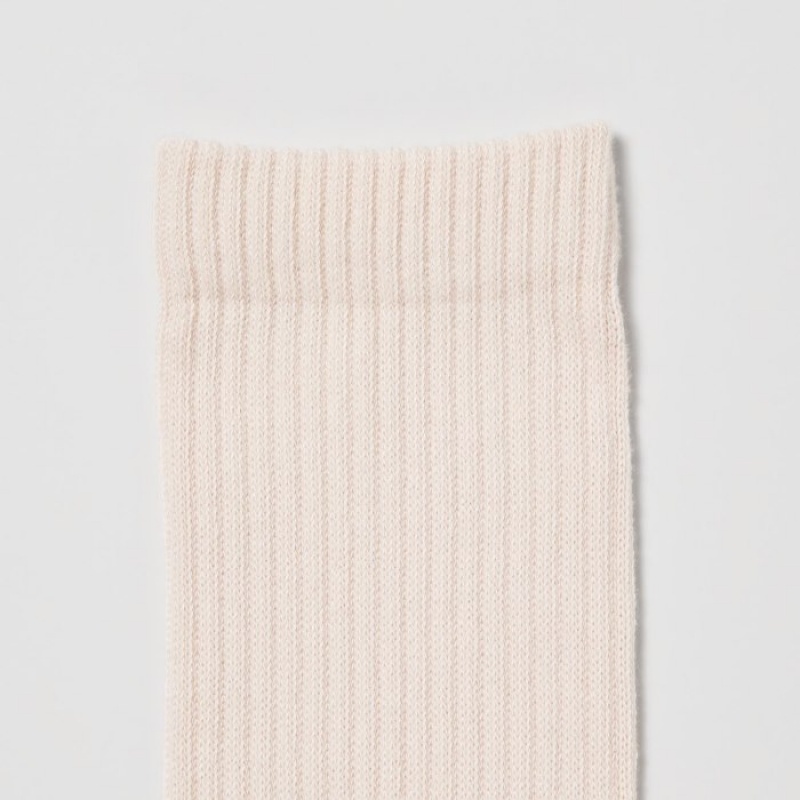 Chaussette Uniqlo 3 Pack Femme Blanche | 2054841