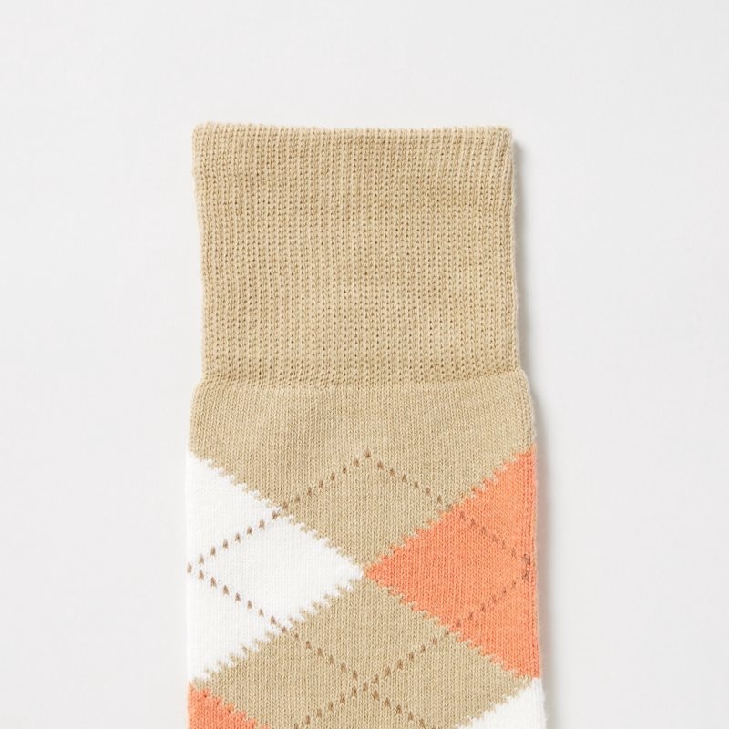 Chaussette Uniqlo Argyle Homme Beige | 7527758