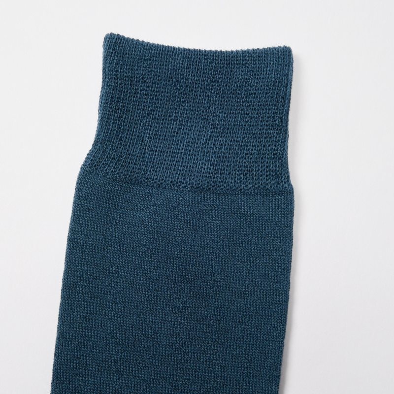 Chaussette Uniqlo Color Block Homme Bleu | 9493684