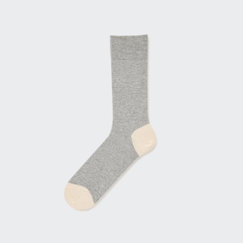 Chaussette Uniqlo Color Block Homme Grise | 8235861