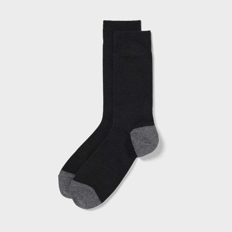 Chaussette Uniqlo Color Block Homme Noir | 4495387