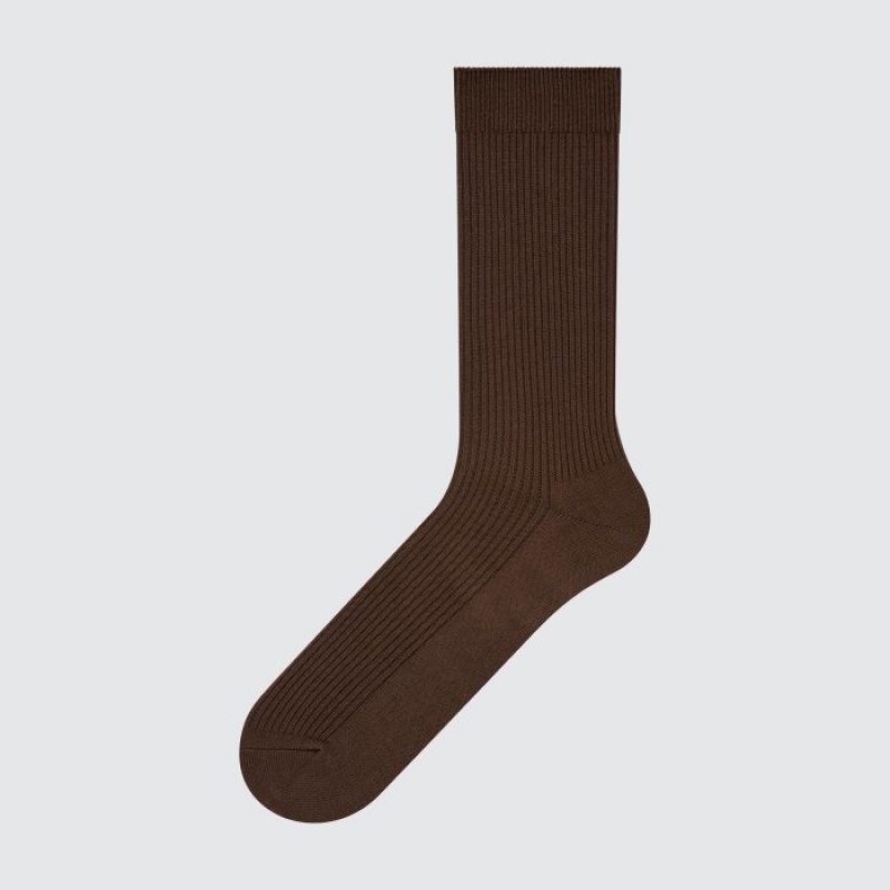 Chaussette Uniqlo Colorful 50 Femme Marron | 2675340
