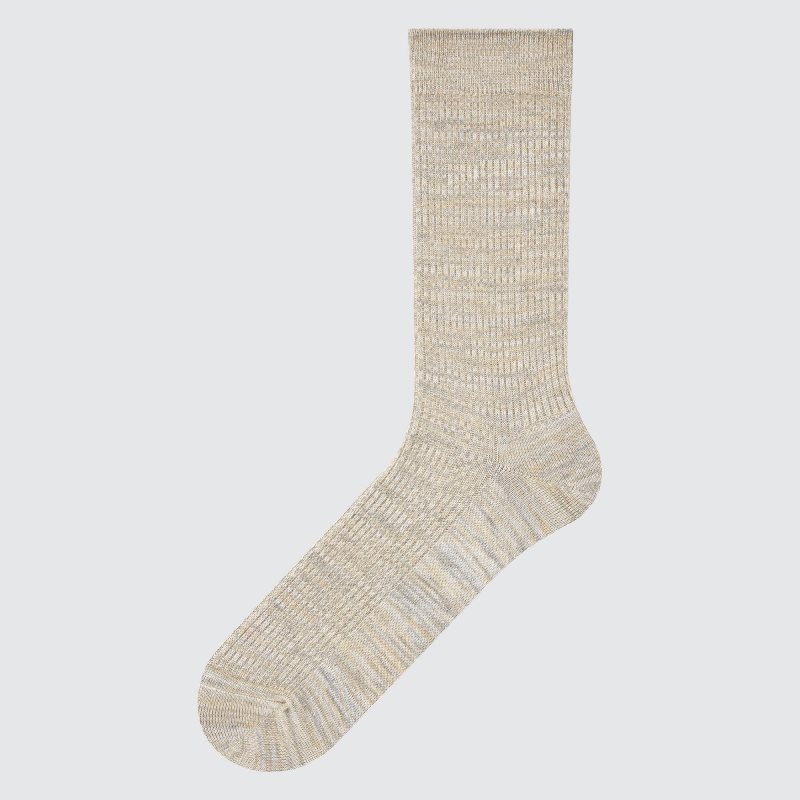 Chaussette Uniqlo Colorful 50 Homme Beige | 1550055