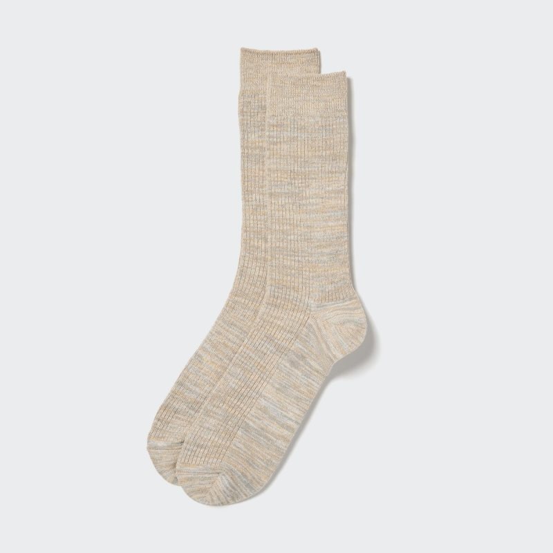 Chaussette Uniqlo Colorful 50 Homme Beige | 9900740