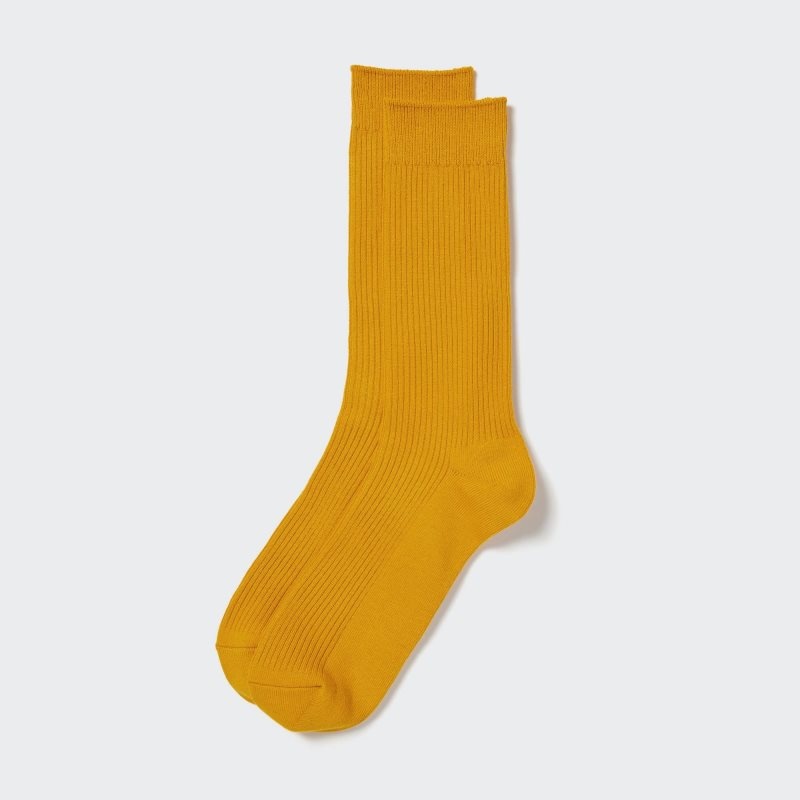 Chaussette Uniqlo Colorful 50 Homme Jaune | 2768039