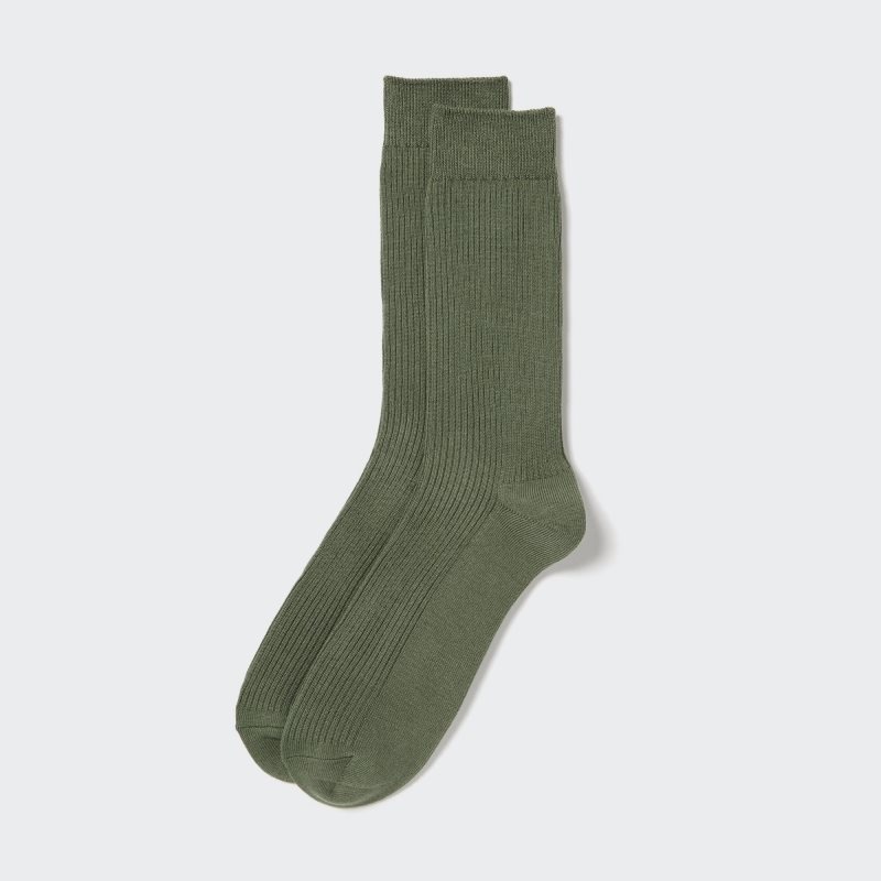 Chaussette Uniqlo Colorful 50 Homme Vert | 3258212