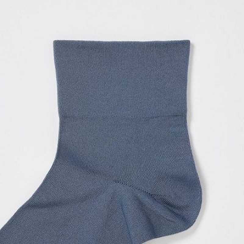 Chaussette Uniqlo Crew Tapered (3 Pairs) Femme Grise | 3603272