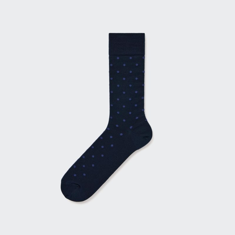 Chaussette Uniqlo Dotted Homme Bleu Marine | 6664995