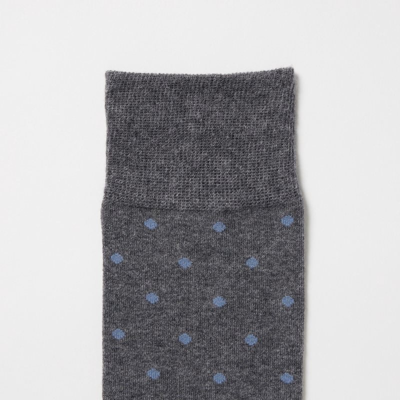 Chaussette Uniqlo Dotted Homme Grise | 4575676