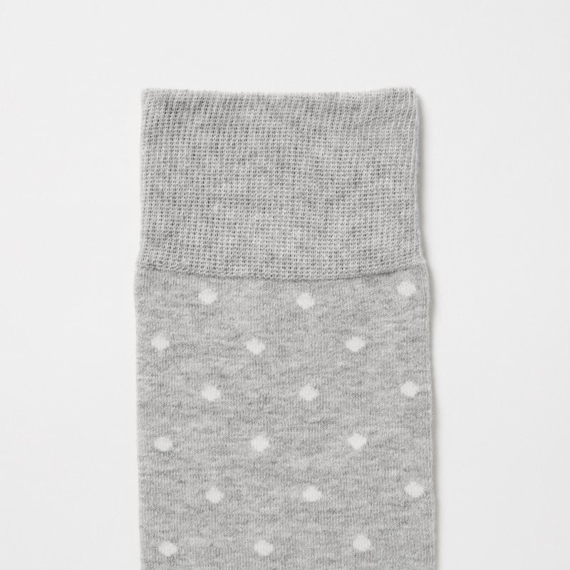 Chaussette Uniqlo Dotted Homme Grise | 4910881