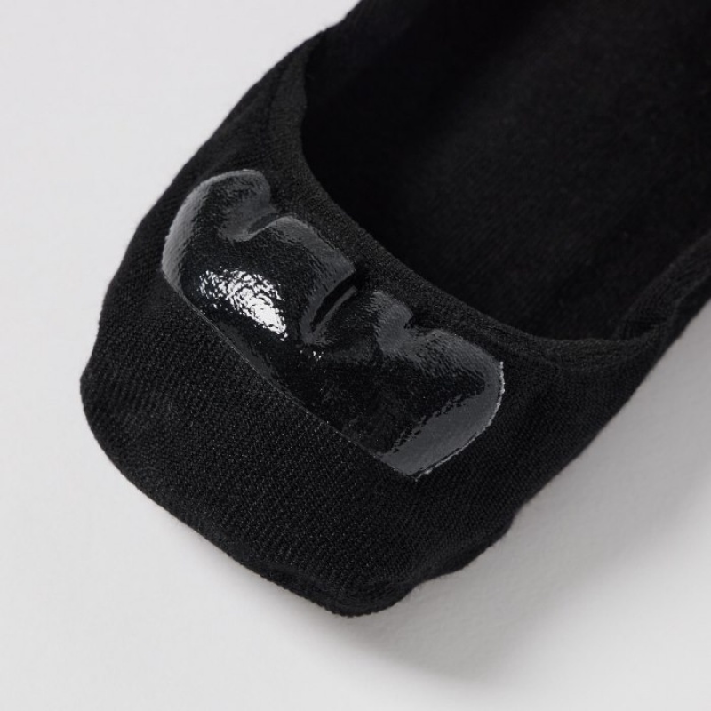 Chaussette Uniqlo Footsies 3 Pack Low Cut Femme Noir | 6432042