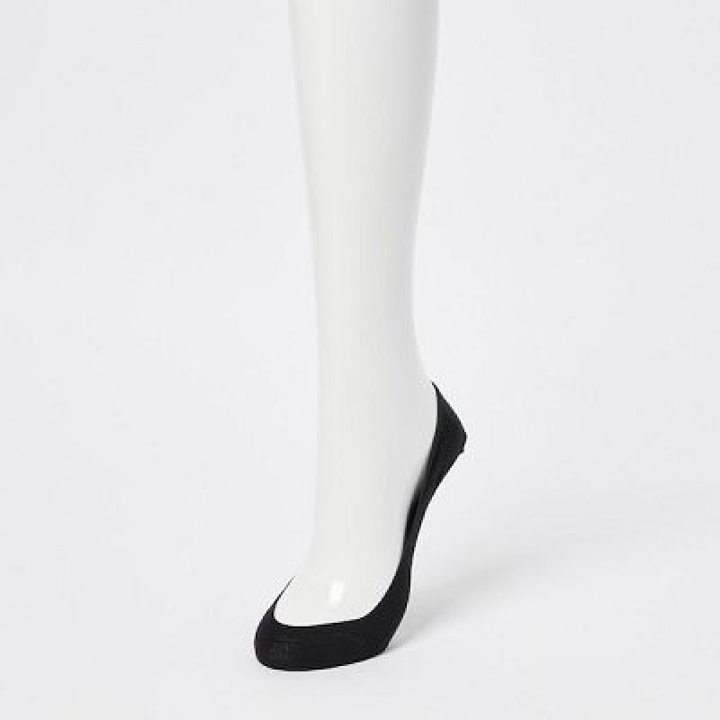 Chaussette Uniqlo Footsies 3 Pack (Low Cut) Femme Noir | 5062382