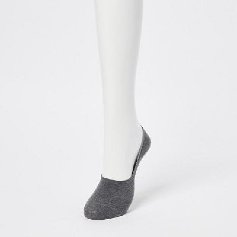 Chaussette Uniqlo Footsies (3 Pairs) Femme Grise | 4635334