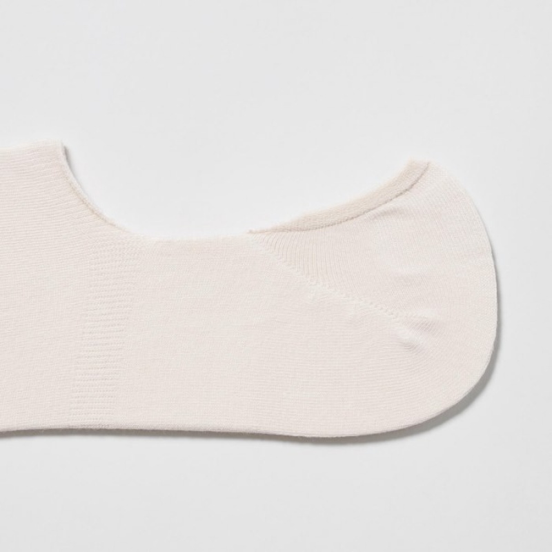 Chaussette Uniqlo Footsies (3 Pairs) Femme Blanche | 5553064