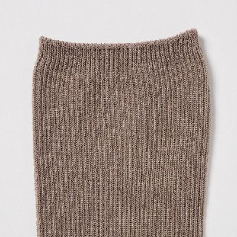 Chaussette Uniqlo HEATTECH 2-Way Femme Beige | 6475713