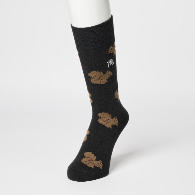 Chaussette Uniqlo HEATTECH Anti-Odor Femme Bleu | 9753646