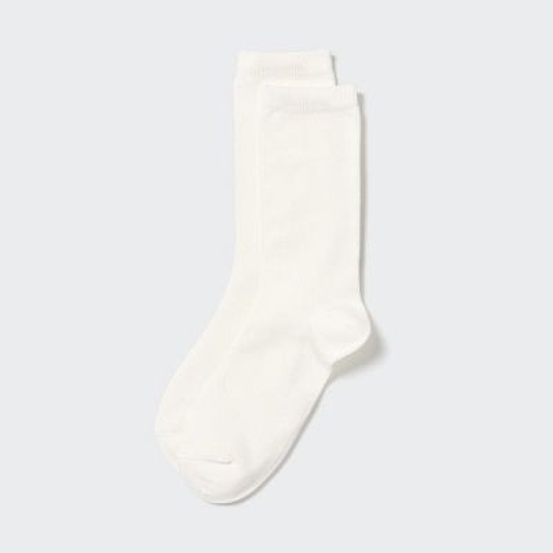 Chaussette Uniqlo HEATTECH Femme Blanche | 334871