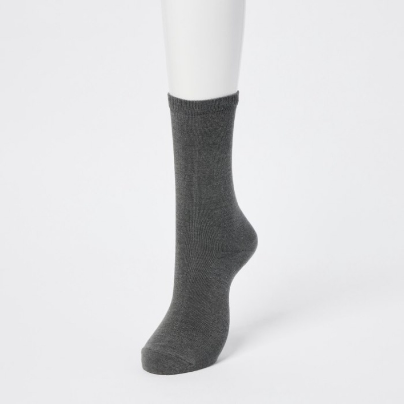 Chaussette Uniqlo HEATTECH Femme Blanche | 811877