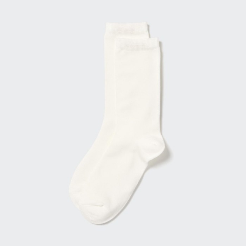 Chaussette Uniqlo HEATTECH Femme Blanche | 811877