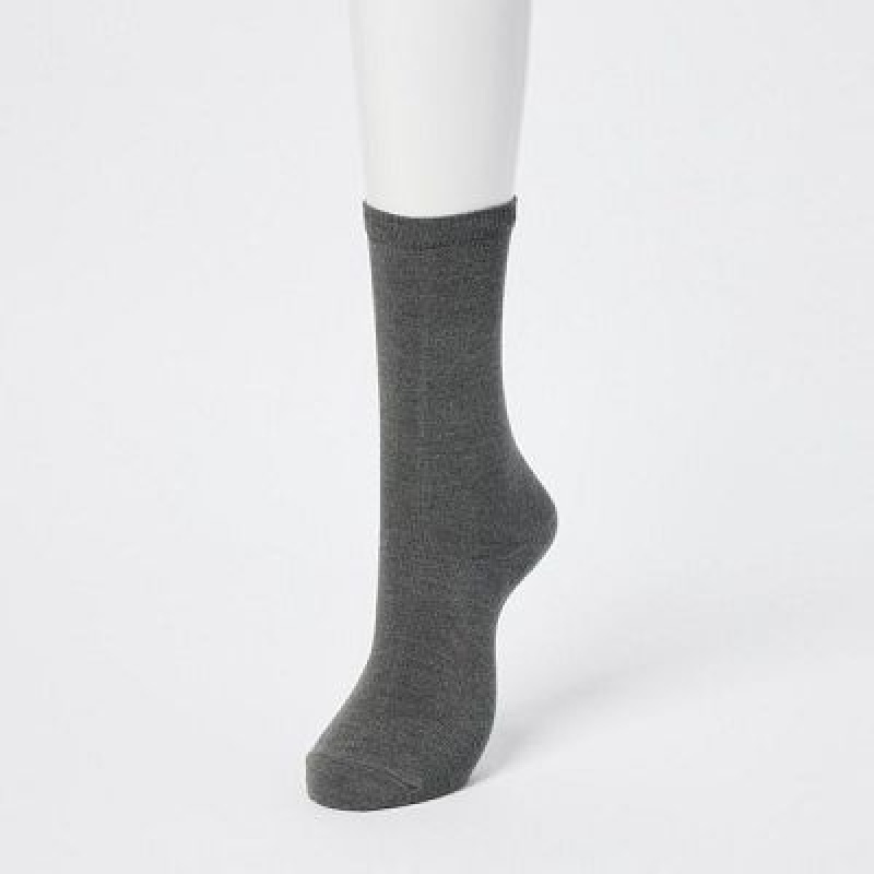 Chaussette Uniqlo HEATTECH Femme Grise | 7373130