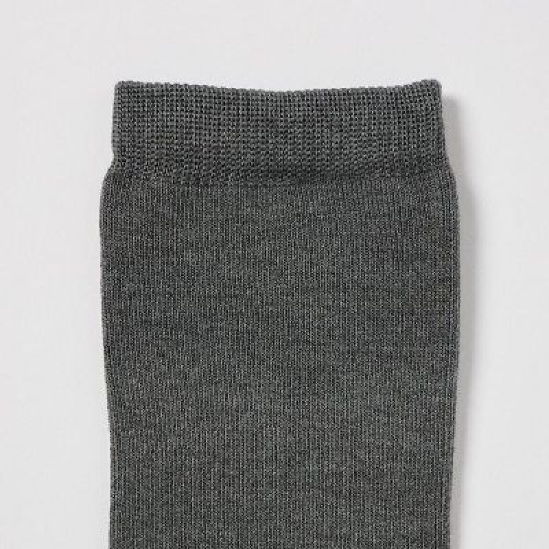 Chaussette Uniqlo HEATTECH Femme Grise | 7373130