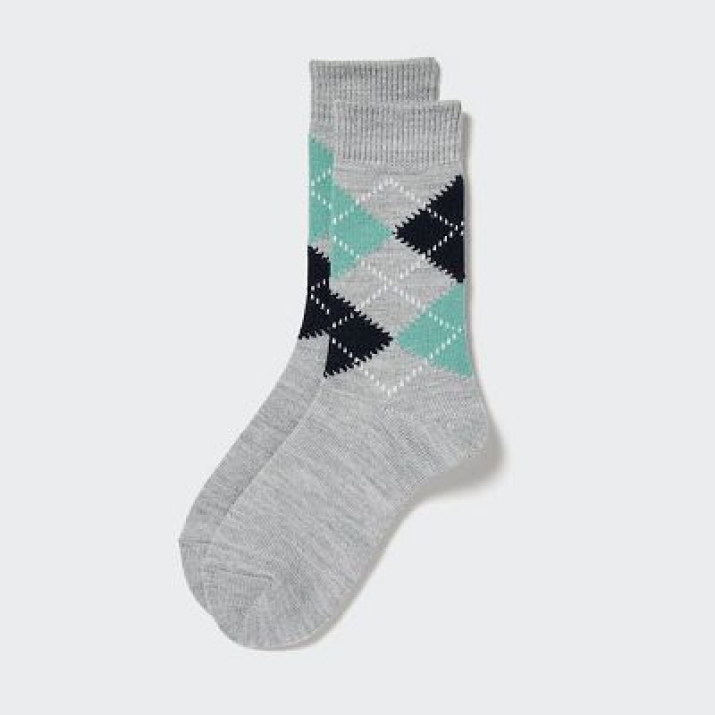 Chaussette Uniqlo HEATTECH Femme Grise | 3414560