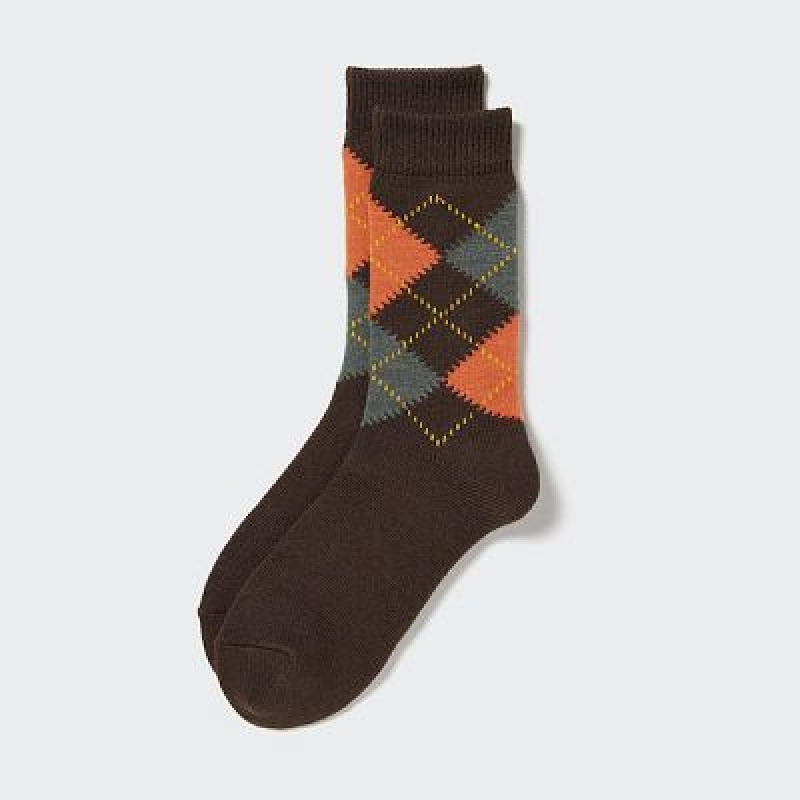 Chaussette Uniqlo HEATTECH Femme Marron | 1194314