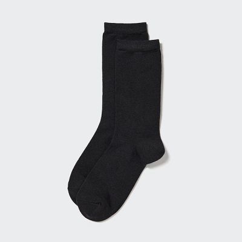 Chaussette Uniqlo HEATTECH Femme Noir | 5396587