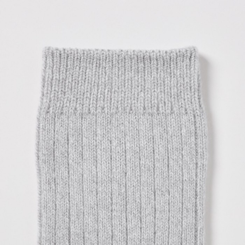 Chaussette Uniqlo HEATTECH Ribbed Femme Rouge | 7092732