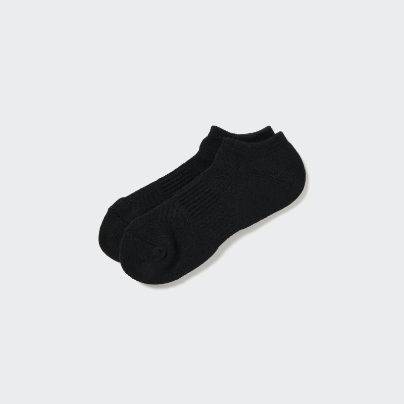 Chaussette Uniqlo Heattech Pile Short Homme Noir | 2879121